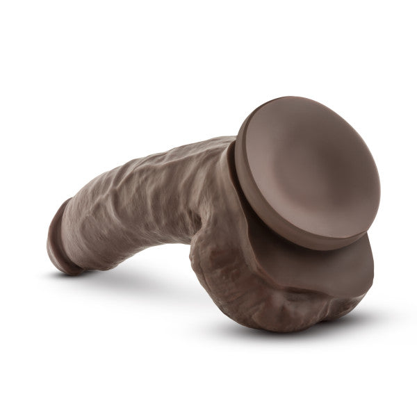 Blush Novelties Mr. Mayor 9 Inches Dildo with Suction Cup Chocolate Brown at $29.99