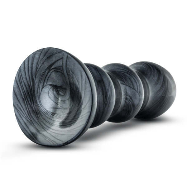 Blush Novelties Jet Black Jack Carbon Metallic Black 7 inch Anal Plug at $14.99