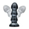 Blush Novelties Jet Black Jack Carbon Metallic Black 7 inch Anal Plug at $14.99