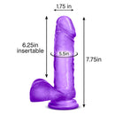 Blush Novelties B YOURS SWEET N HARD 2 PURPLE DONG at $16.99