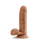 Loverboy Derek the Bartender Mocha Tan Dildo by Blush Novelties with realistic design and lifelike texture.