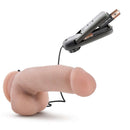 Loverboy The Quarterback 7-inch vibrating realistic cock dildo in vanilla beige with remote-controlled adjustable vibrator.
