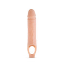 Blush Novelties Performance Plus 10 Inches Silicone Cock Sheath Penis Extender Beige at $29.99