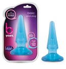 Blush Novelties B Yours Anal Plug Blue at $7.99