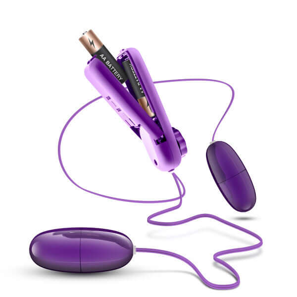 Blush Novelties B YOURS DOUBLE POP EGGS PLUM at $8.99