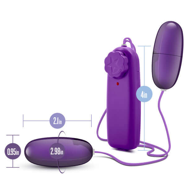 Blush Novelties B YOURS DOUBLE POP EGGS PLUM at $8.99