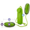 Blush Novelties B Yours Double Pop Eggs Lime Green Vibrating Bullet at $8.99