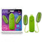 Blush Novelties B Yours Double Pop Eggs Lime Green Vibrating Bullet at $8.99