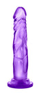 Blush Novelties Blush Novelties B Yours Sweet N Hard 5 Purple Realistic Dildo at $11.99