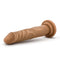 Dr. Skin 7.5-Inch Mocha Tan Realistic Cock with Suction Cup Base and Strap-On Compatibility