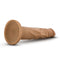 Dr. Skin Realistic Cock 7.5 Inches Mocha Tan dildo with suction cup base for hands-free play and strap-on compatibility