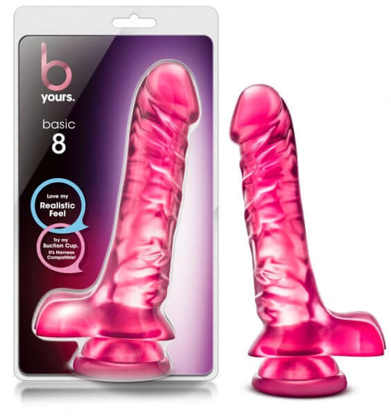 Blush Novelties B Yours Basic 8 Pink Magnum Dong Pink at $19.99
