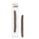 Blush Novelties Dr. Skin 14 inches Double Dildo Chocolate Brown by Blush Novelties at $19.99