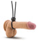 Stay Hard Silicone Loop Cock Ring on a realistic dildo model for maximum performance and intense pleasure.