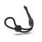 Blush Novelties Stay Hard Silicone Double Loop Cock Ring Black at $7.99