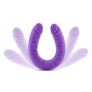 Blush Novelties Ruse 18 inches Silicone Slim Double Dong Purple at $59.99