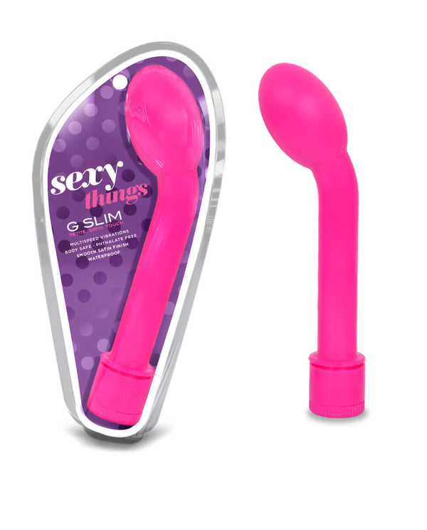 Blush Novelties Blush Novelties G Slim Petite Pink Satin Touch Vibrator at $12.99