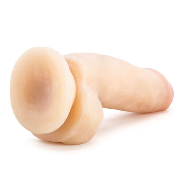 Blush Novelties Au Naturel 7 inches Sensa Feel Fat Boy Dildo Beige at $29.99