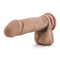 Blush Novelties Au Naturel 8 inches Sensa Feel Dildo Brown at $29.99