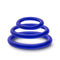 Blush Novelties Performance VS4 Pure Premium Silicone Cock Ring Set Indigo Blue at $6.99