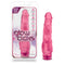 Glow Dicks Banger Pink Realistic Vibrator with packaging by Blush Novelties