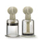 Enhance sensation with Temptasia Clitoris and Nipple Large Twist Suckers, featuring two adjustable suction cylinders for increased sensitivity.