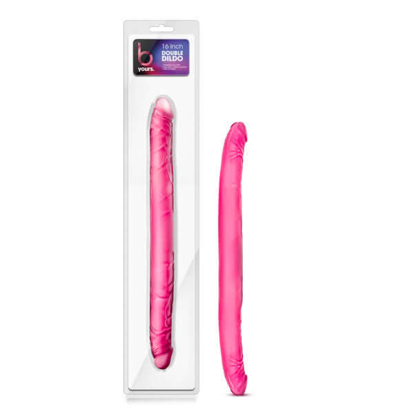 Blush Novelties Blush Novelties B Yours 16 inches Double Dildo Pink at $24.99