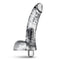 Blush Novelties Naturally Yours Vibrating Ding Dong Clear Realistic Dildo at $20.99