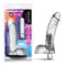 Blush Novelties Naturally Yours Vibrating Ding Dong Clear Realistic Dildo at $20.99