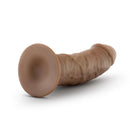 Au Naturel 8-Inch Dildo with Suction Cup in Mocha, featuring Sensa Feel Dual Density Technology for a realistic feel.