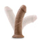 Au Naturel Mocha 8-Inch Dildo with Suction Cup, Sensa Feel Dual Density from Blush Novelties