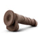 Blush Novelties Dr. Skin Realistic Cock Basic 7.75 inches Chocolate Brown Dildo at $13.99