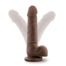 Blush Novelties Dr. Skin Realistic Cock Basic 7.75 inches Chocolate Brown Dildo at $13.99