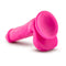 Au Naturel Bold Delight 6-inch pink dildo with suction cup base for realistic pleasure and versatile enjoyment.