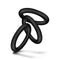 Blush Novelties Performance VS2 Pure Premium Silicone Cock Rings Small Black at $6.99