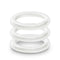 Blush Novelties Performance VS2 Pure Premium Silicone Cock Rings Small White at $6.99