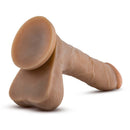 Au Naturel Mister Perfect Mocha Tan Realistic Dildo featuring Sensa Feel and Flexi Shaft Technology for ultimate performance and comfort.