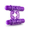 Blush Novelties PLAY WITH ME DOUBLE PLAY DUAL VIBRATING COCKRING PURPLE at $12.99