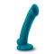 Blush Novelties Temptasia Reina Teal Blue G-Spot Dildo at $22.99