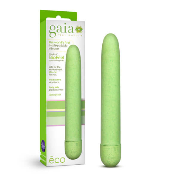 Blush Novelties Gaia Eco Green Vibrator at $10.99