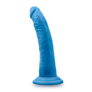 Blush Novelties Neo Elite 7.5 inches Silicone Dual Density Cock Neon Blue Dildo from Blush Novelties at $29.99