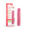 Gaia Eco Bullet Vibrator Coral Pink, biodegradable and recyclable, 3.5-inch eco-friendly vibrator with powerful waterproof vibrations.