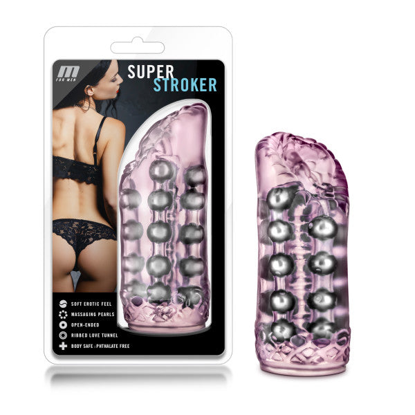 Blush Novelties M FOR MEN SUPER STROKER PINK at $13.99