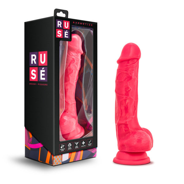 Blush Novelties Ruse Hypnotize Cerise Red Realistic Dildo at $34.99