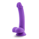 Ruse D Thang Purple Dildo from Blush Novelties with strong suction cup base and pronounced corona for G spot stimulation.