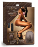 Blush Novelties Erin The Enchantress Vibrating Realistic Masturbator Chocolate Brown Stroker at $34.99