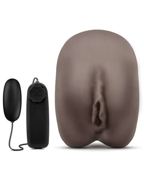 Blush Novelties Erin The Enchantress Vibrating Realistic Masturbator Chocolate Brown Stroker at $34.99