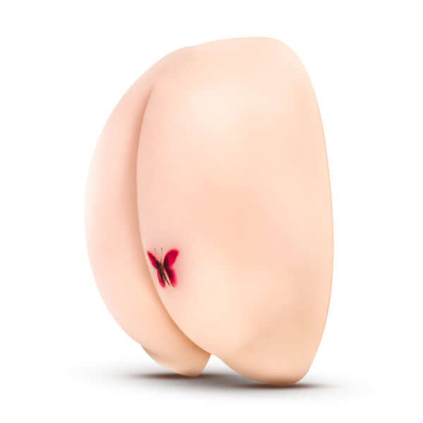 X5 Vibrating Rear Ecstasy male masturbation device with lifelike sensations and butterfly tattoo