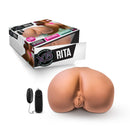 Blush Novelties X5 Men Rita Mocha Realistic Vagina and Anal Stroker at $169.99