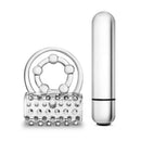 Stay Hard Vibrating Super Clitifier Clear Ring and Vibrator for Enhanced Pleasure and Performance